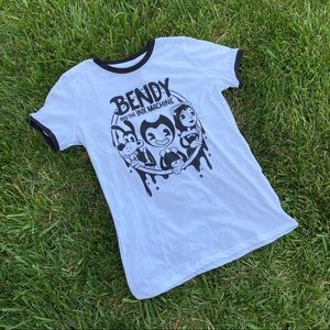 Bendy and the ink machine graphic tee lg